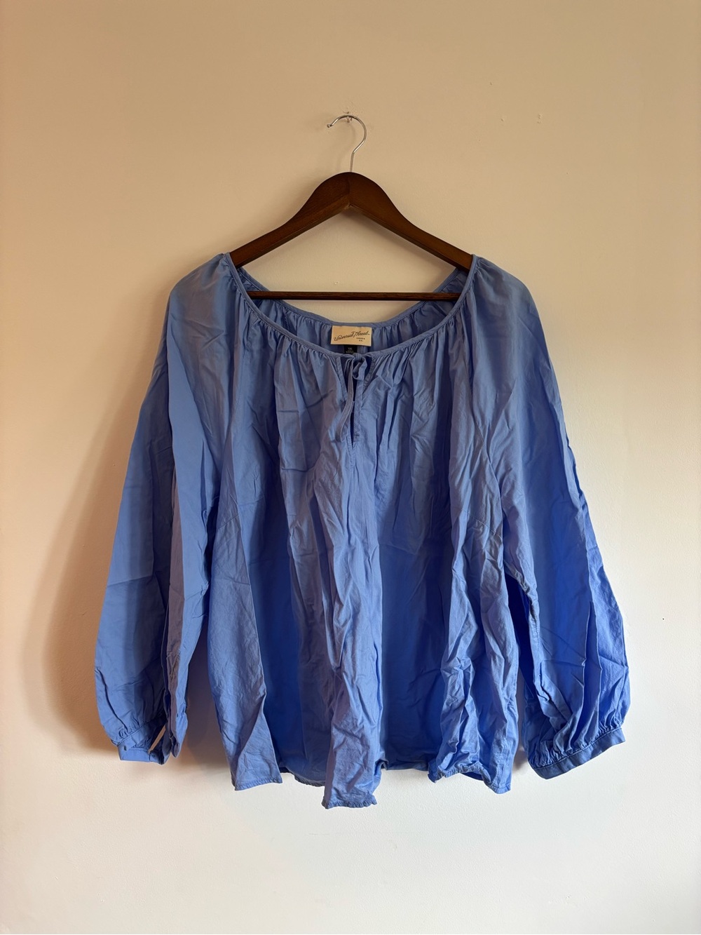 Universal Thread Light Blue Peasant Top